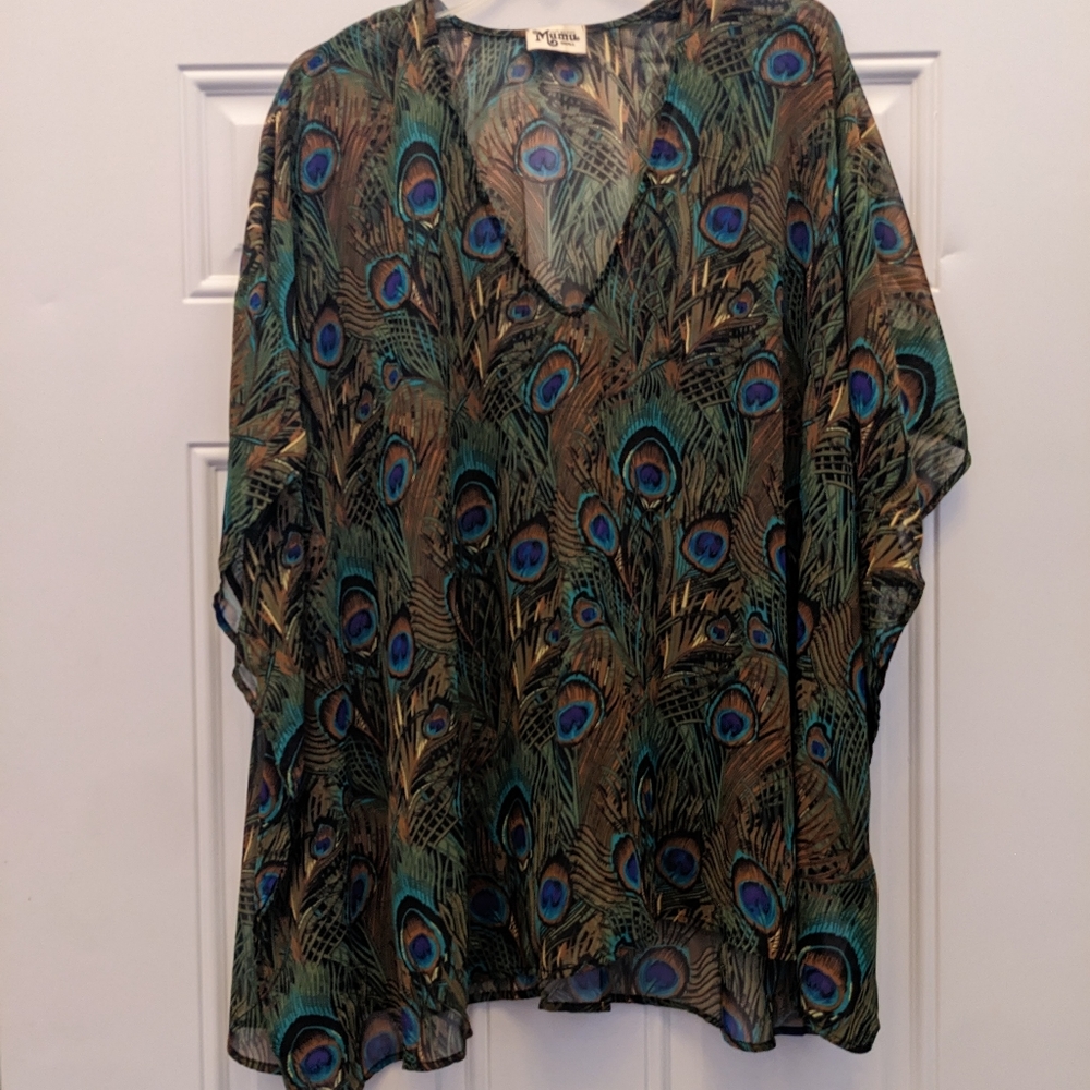 Show Me Your Mumu peacock tunic